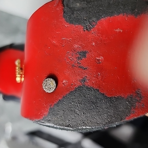 Stilettos Peep Toe Platform Lace-Up Boots with Red bottoms Size 8 - Picture 11 of 13